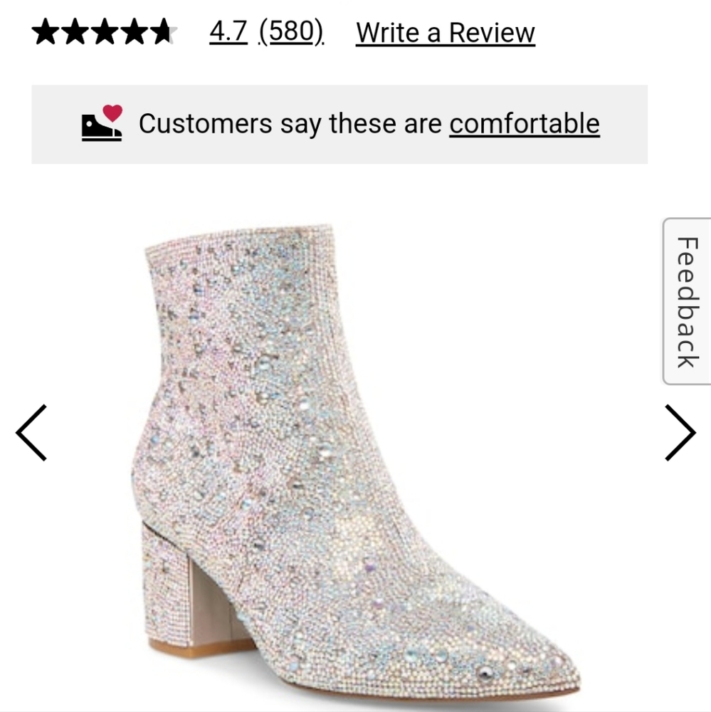 Rhinestone booties